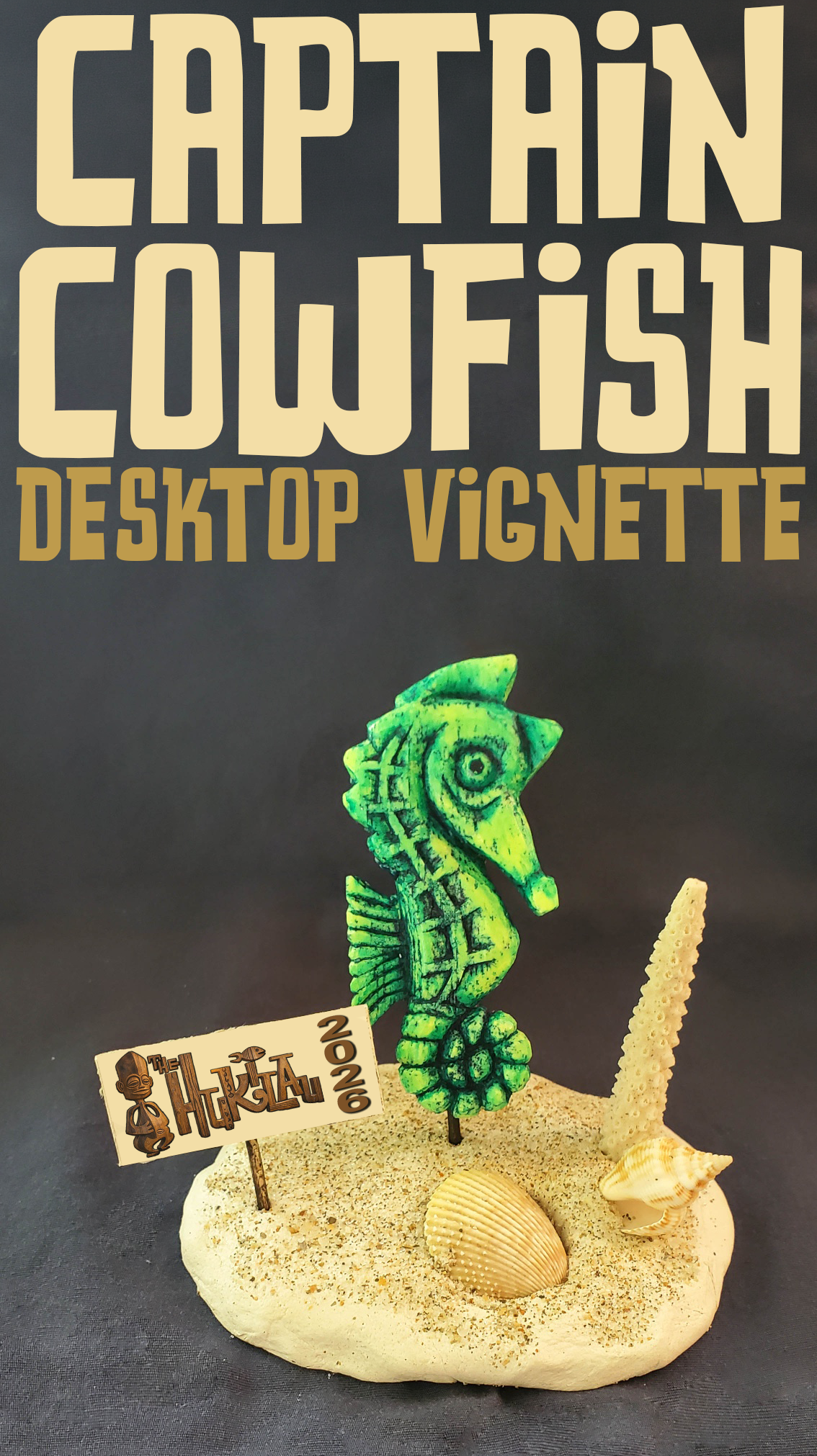 Captain Cowfish decorative keepsake class piece